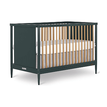 Dream On Me Clover 4-in-1 Modern Island Crib with Rounded Spindles