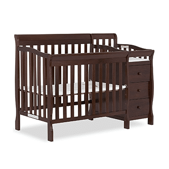 Dream On Me Jayden 4-in-1 Mini Convertible Crib and Changer