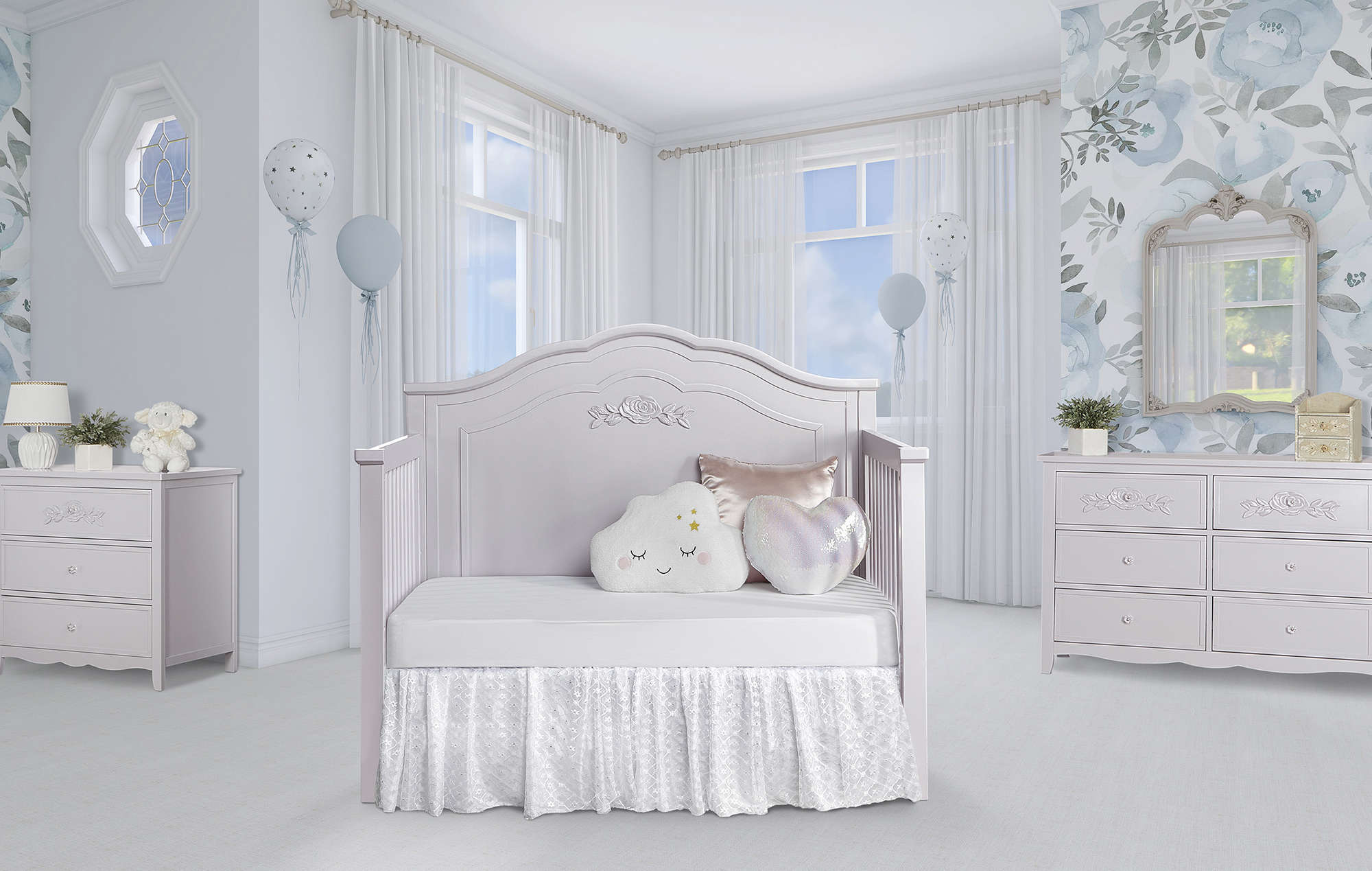  SweetPea Baby ‎ 781-LG Double Dresser, Sea Foam Green