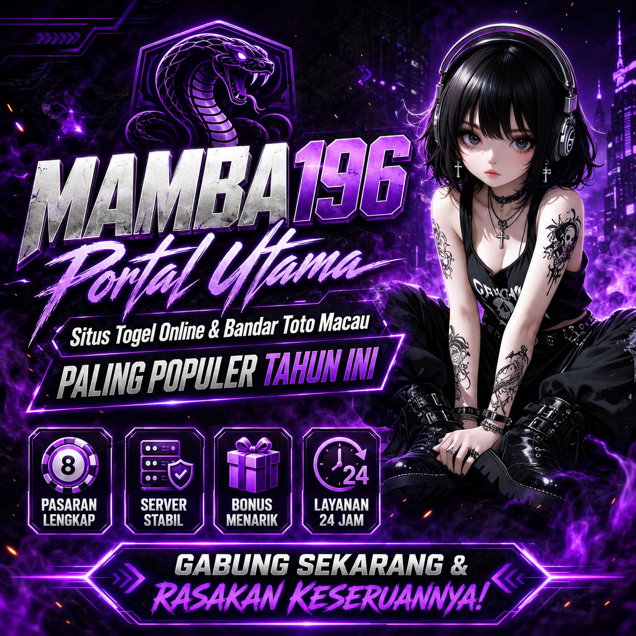 MAMBA196 || Portal Utama Situs Togel Online & Bandar Toto Macau Paling Populer Tahun Ini 