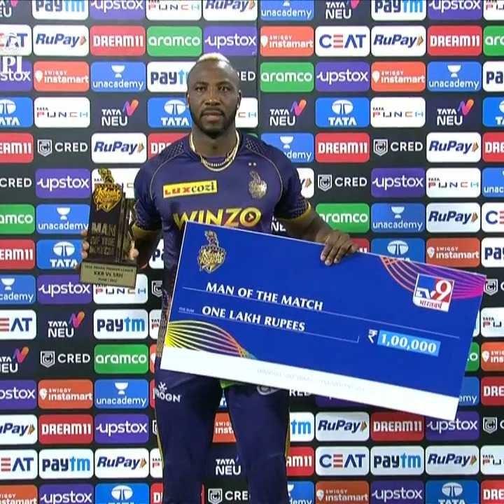 Andre Russell's Awards Tring