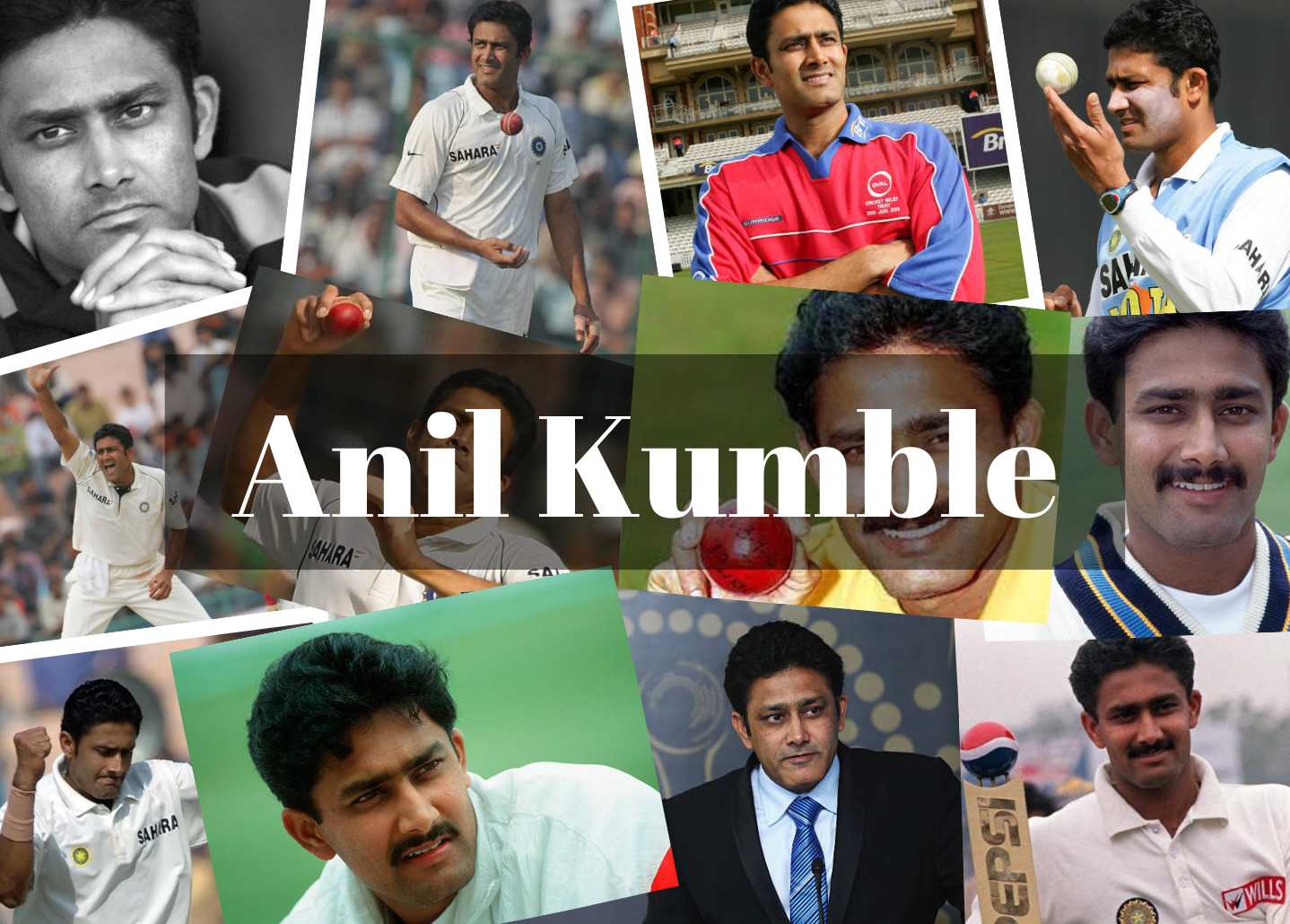 Anil Kumble Collage