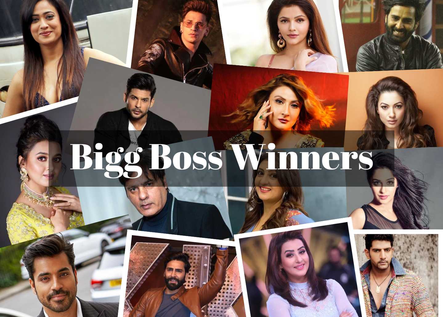 Bigg Boss Winners Photos