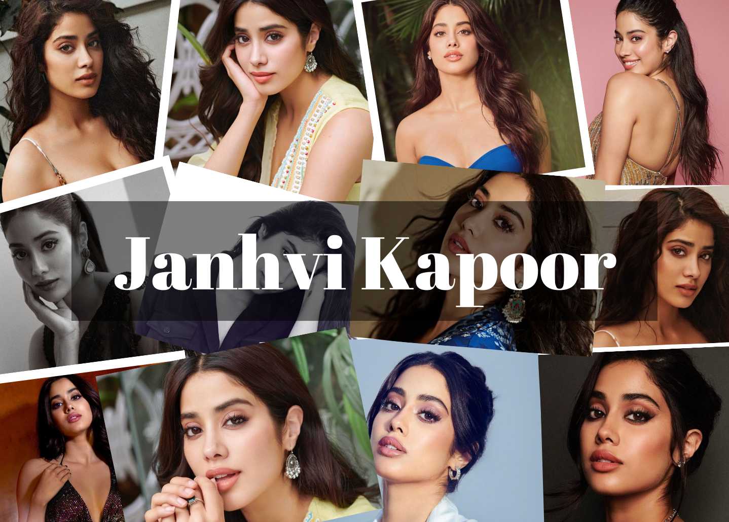 Janhvi Kapoor Collage Tring