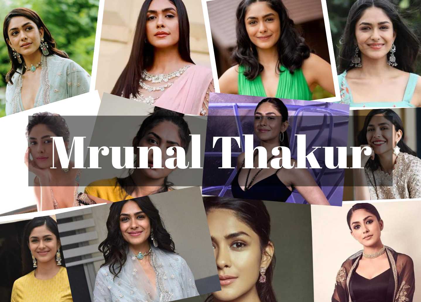 Mrunal Thakur Collage Tring