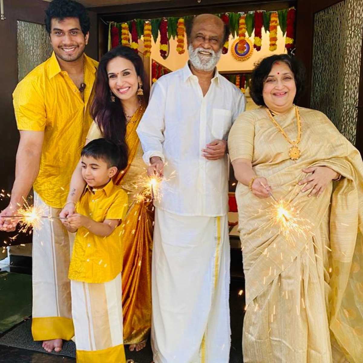 Rajinikanth family Tring