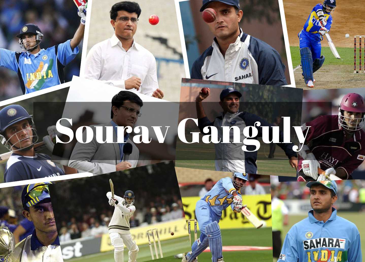 Sourav Ganguly Collage