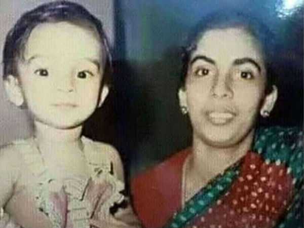 Tovino Thomas Childhood Photos with Mother