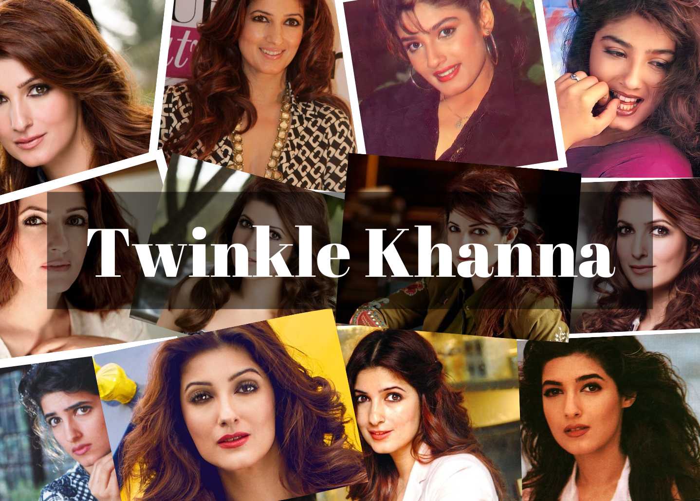 Twinkle Khanna Collage