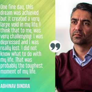 abhinav bindra struggle