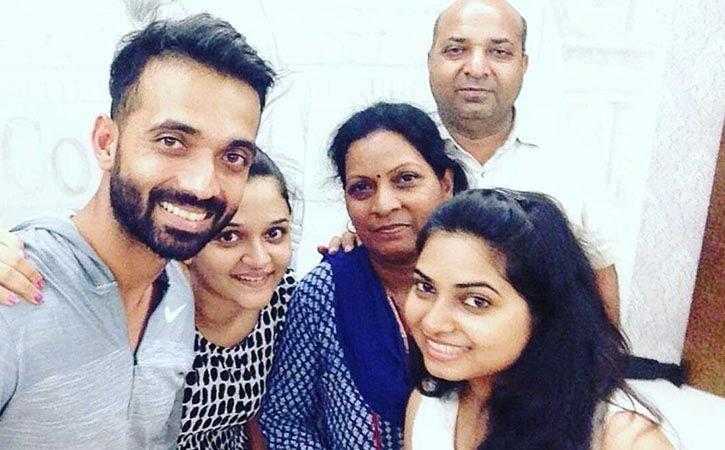 Ajinkya Rahane’s Family Tring