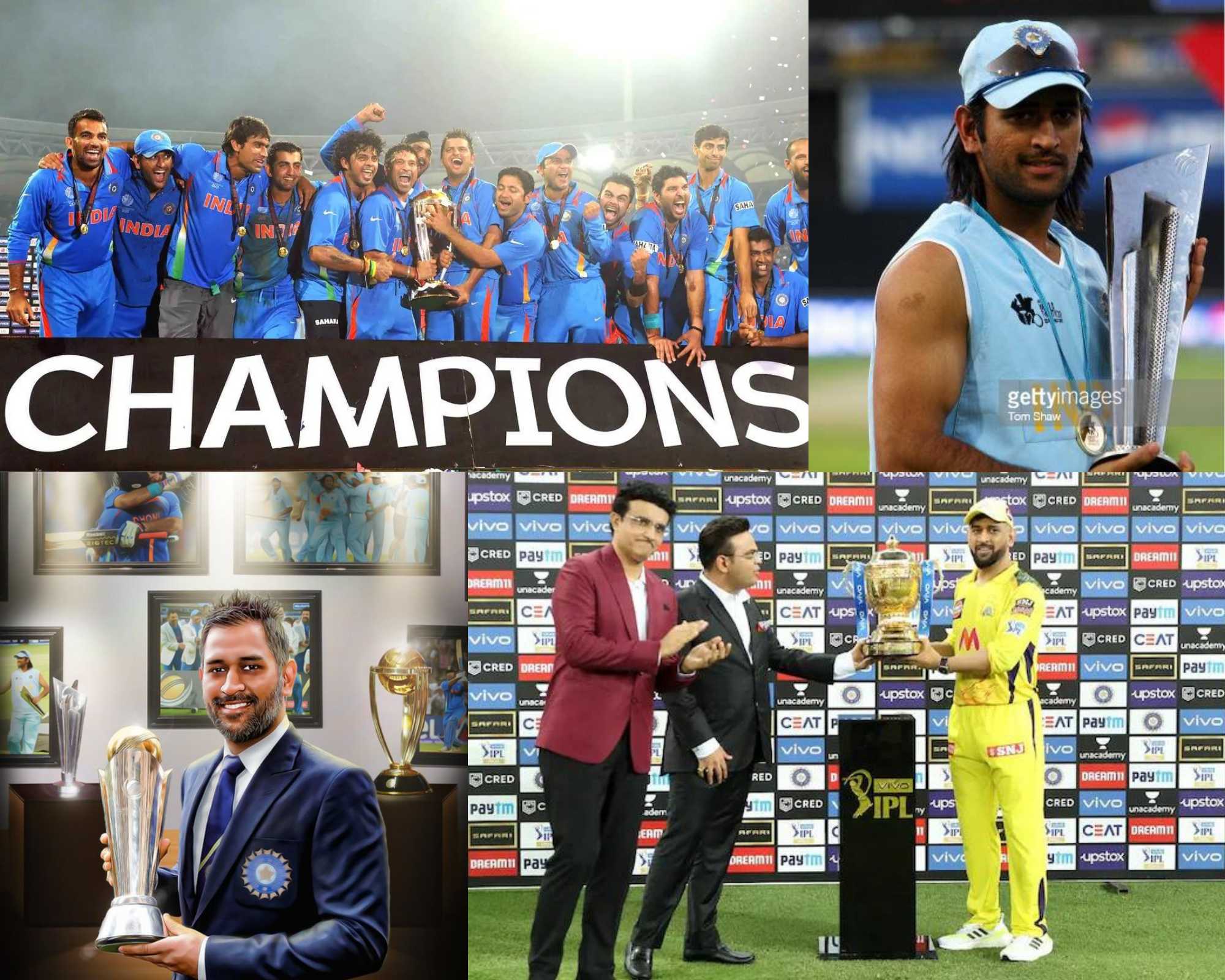 dhoni awards