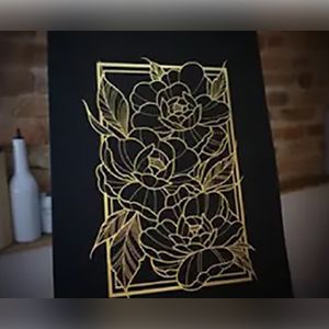 Foil Art Print- Birthday Gift For Wife