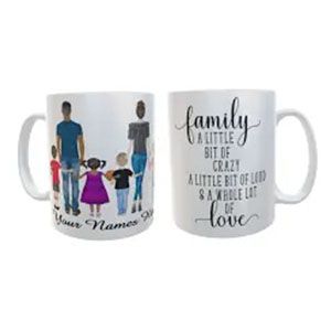 Personalised Family Coffee/Tea Mugs- Best Birthday Gift For Mother