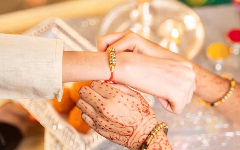 Raksha bandhan celebration and gifting