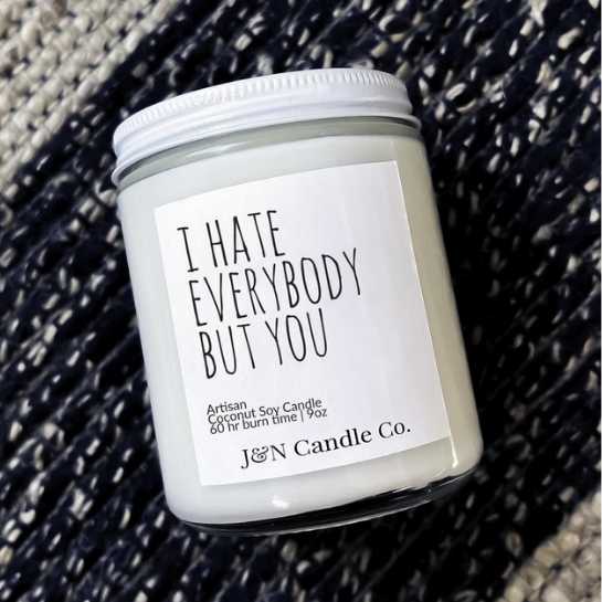 Scented candles - funny Friendship Day gifting ideas