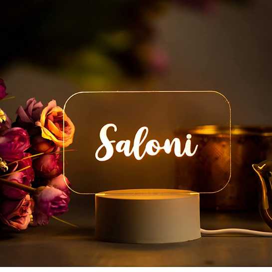 Aesthetic crystal names with LED lights - trendy gifting ideas for Raksha Bandhan 2021