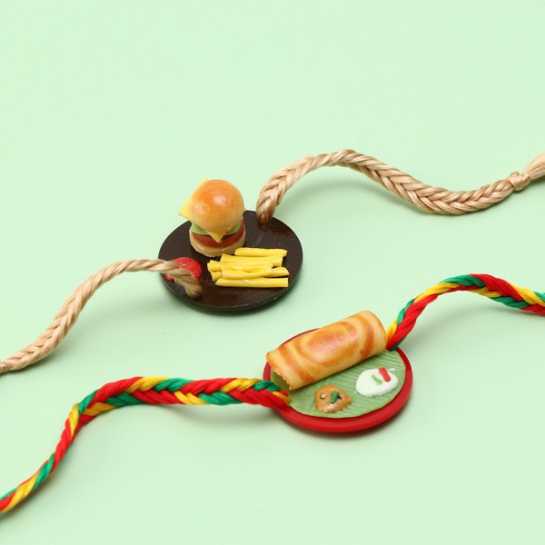 Customised name rudraksha rakhi - Tricky and unique rakhi gifting ideas