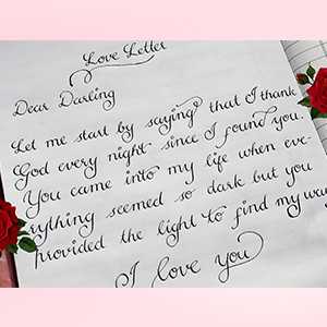 Handwritten Love Letter - Creative Birthday Ideas for Husband