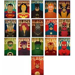 Superhero Poster - birthday gift for brother