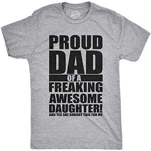 Funny Customized Printed T-shirt - gift for father