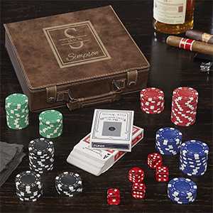 Customised Poker Set - birthday gift for male best friend