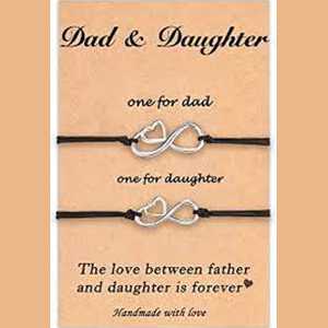 Matching Bracelets - birthday gifts for father from daughter