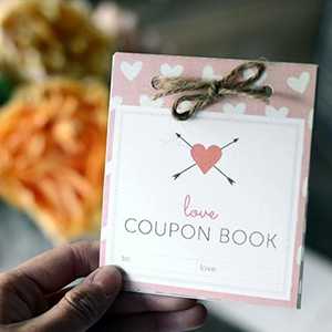 Love Coupon - 1st anniversary gift for husband