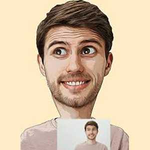 Personalised Caricature Portrait Wall Art - happy bhai dooj