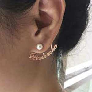 Name Earring - gifts for best friend