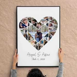 Heartshape Photo Frame - best birthday gift for girlfriend