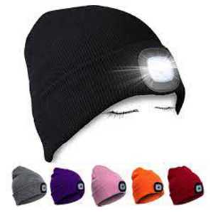 Beanie Cap with Light - best gift for husband birthday