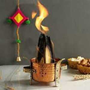 Bonfire with Wooden Logs - lohri gift