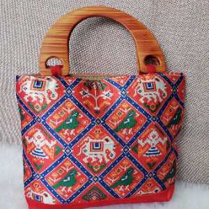 Silk Patola Bag - lohri gift