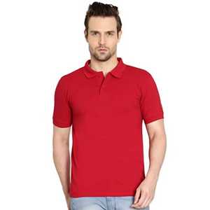 Red Polo T-shirt - happy rose day