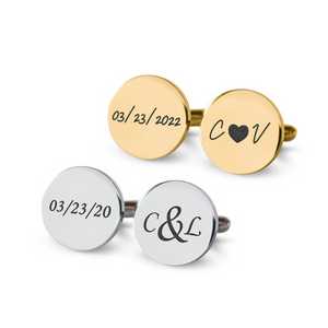 Personalised Cufflinks - valentine day gift for husband