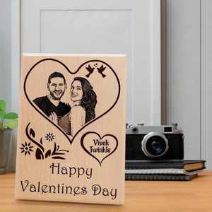 Custom-Engraved Plaque - valentine day gift for husband