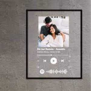 Personalised Transparent Photo Glass Frame - gifts for gf on valentines day