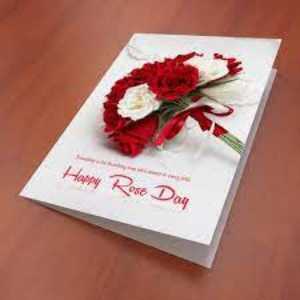 Rose Day Wishing Card - gift for rose day