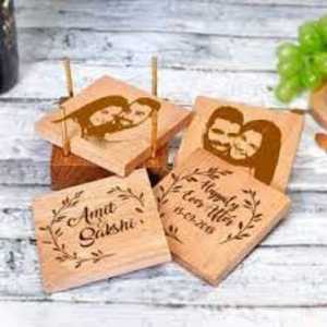 Personalised Wooden Coaster - valentine week days