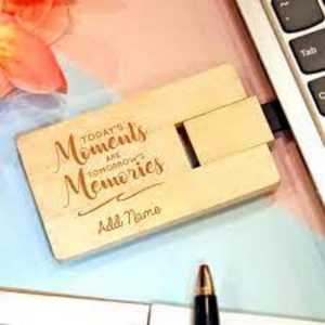 Personalised Wooden Card Pen Drive