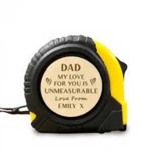 Personalised Measuring Tape - birthday gift for father