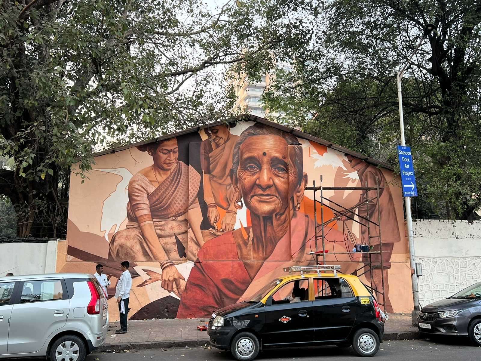 mumbai art festival wall art.tring