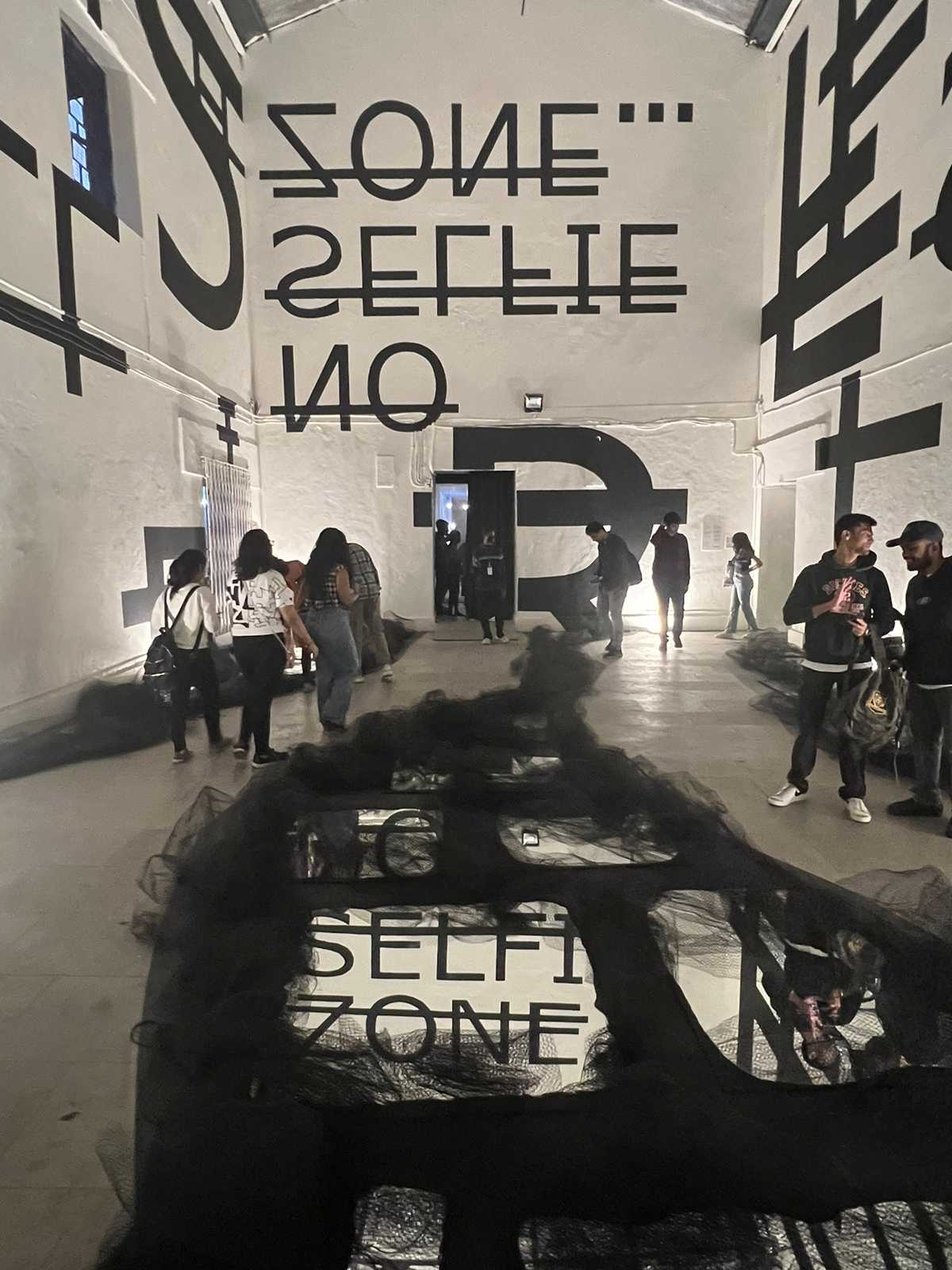 mumbai art festival no selfie zone.tring