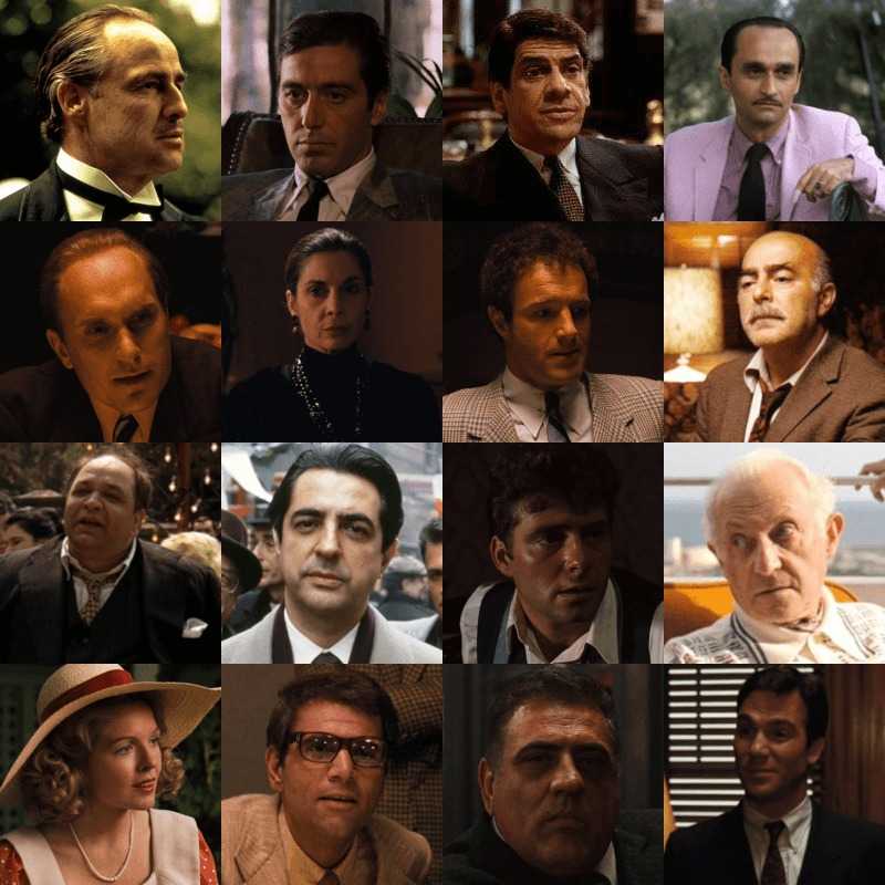 The Godfather Cast.tring