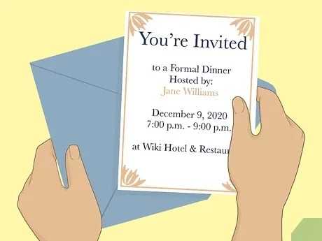 Invitation message online for event
