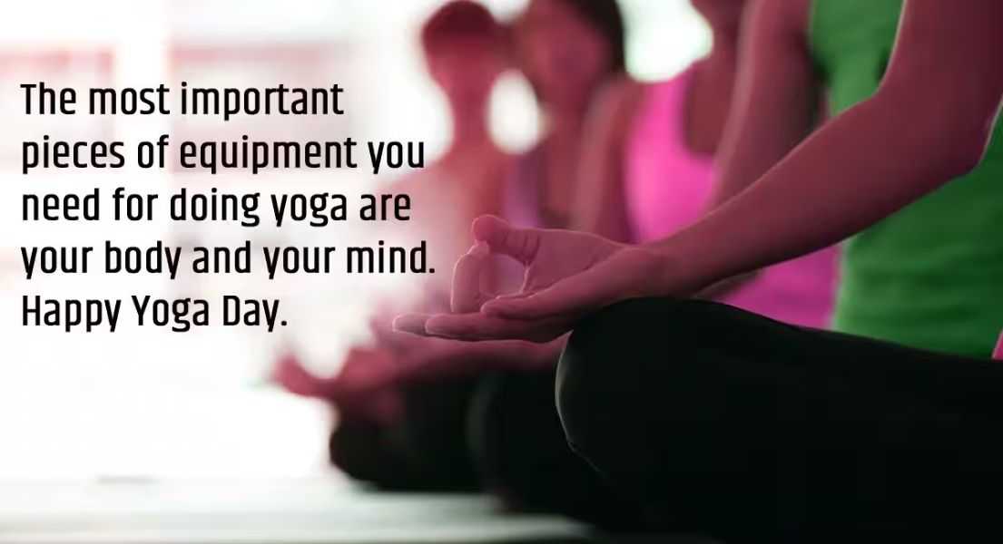 International Yoga Day quotes.tring