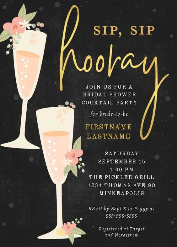 100+ Chic Bridal Shower Invitation Messages