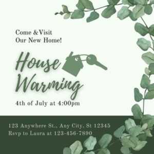 Housewarming Invitation Messages