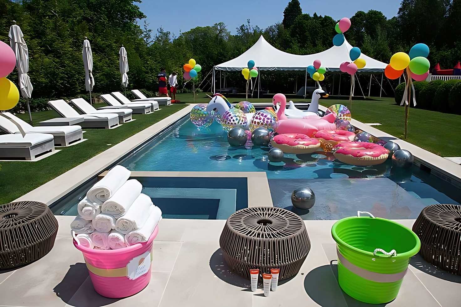 Pool Party Invitations for Teenagers.tring
